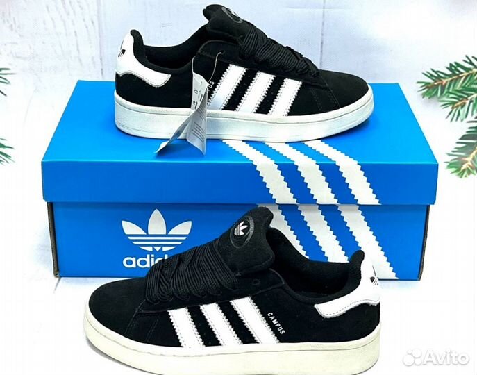 Кроссовки Adidas Campus 00s Black Люкс