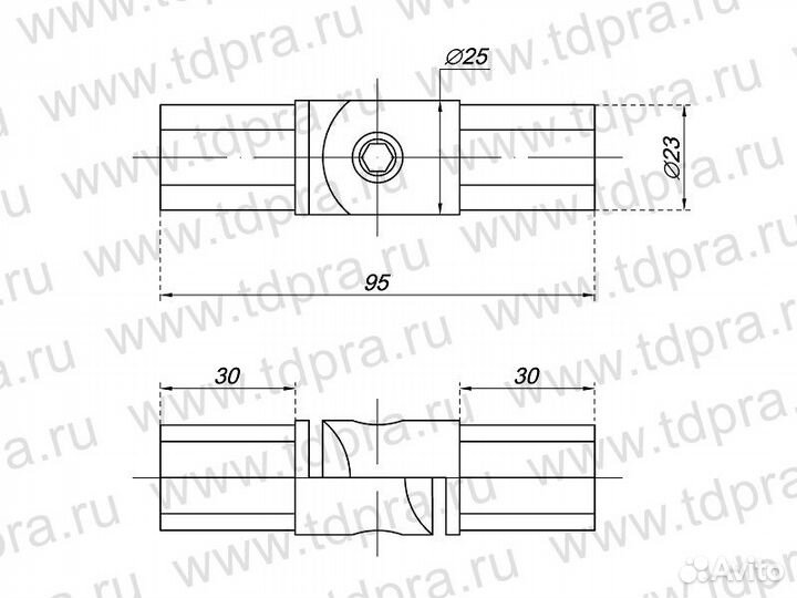 Соединение труб поворотное R41 тн011, хром