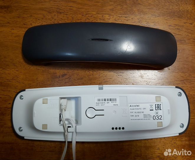 Телефон беспроводной (dect) Alcatel smile grey