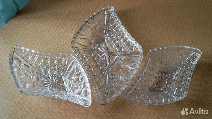 Салатник хрустальный