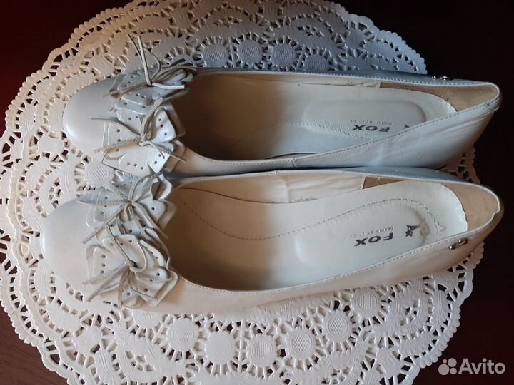 Туфли балетки натуральная кожа