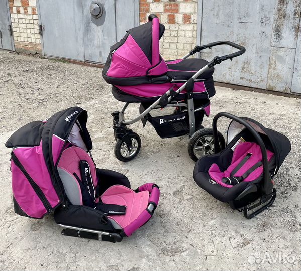 Коляска 3 в 1 Rico Amigo sport lane