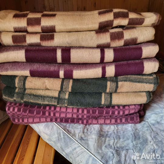 Одеяло шерстяное новое
