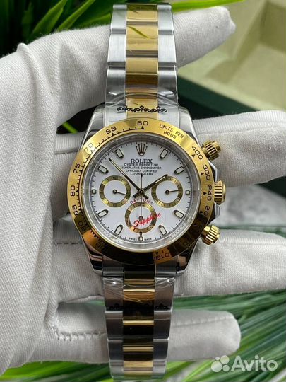 Часы механические (Rolex Daytona 40mm Gold )