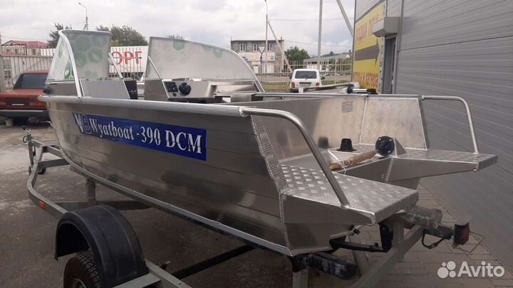Нерегистрат алюм.лодка-Вятбот-390дсм.Доставка