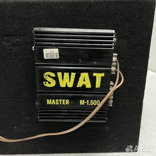 Автомобильный сабвуфер Magnat + усилитель Swat