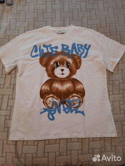 Футболка оверсайз Bershka, женская, р. S, новая