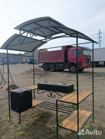 Мангал. Мангал с крышей