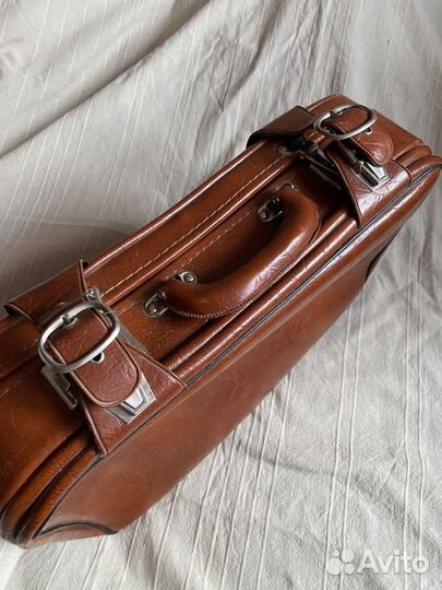 Кожаный чемодан СССР