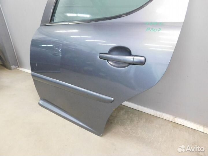Дверь задняя левая Peugeot 207