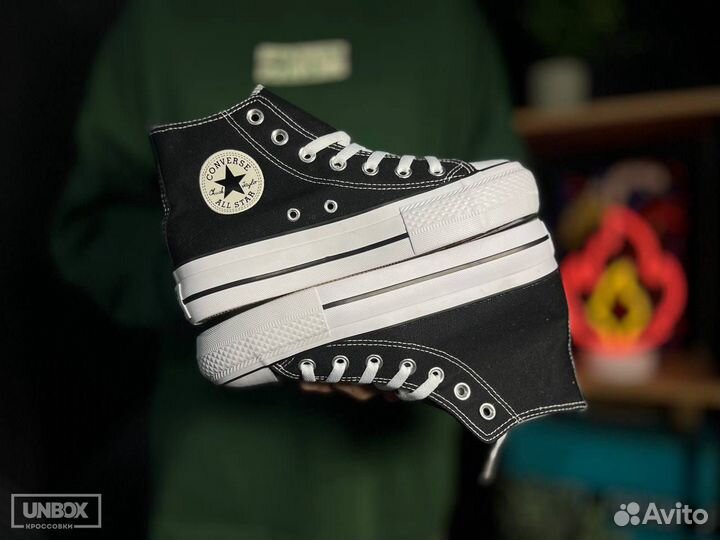 Кроссовки Converse All Star Platform Black/White