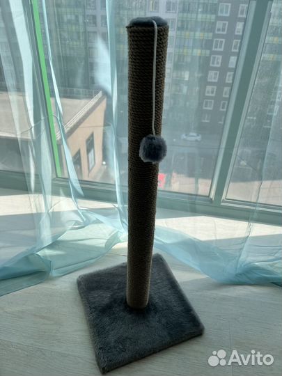 Когтеточка для кошек 77 см+ миски, игрушка