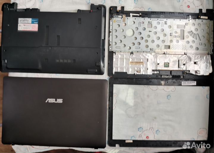 Разбор Asus k50, k55d, k52, a53, k53
