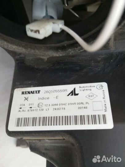 Фара Renault logan 2 Прав