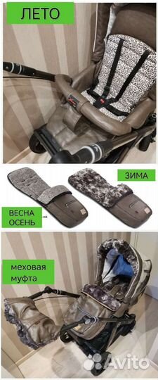 Коляска 2в1 hartan Racer GT XL+зимняя комплектация