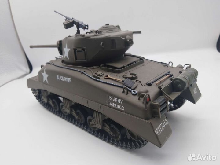 Модель американского танка м4а3 в масштабе 1:35