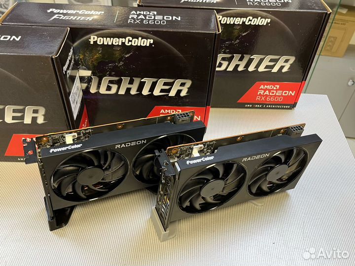 Видеокарты AMD RX6600 8gb