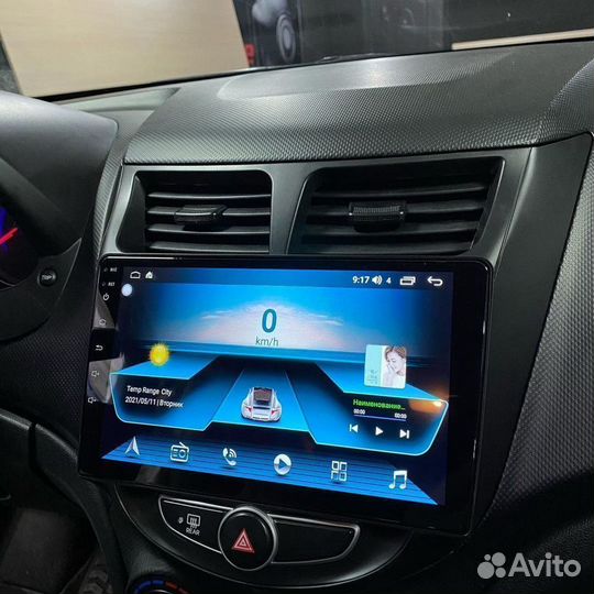 Магнитола Hyundai Solaris 11-16 WiFi Navi IPS