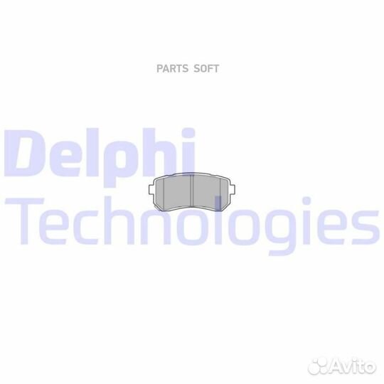 Delphi LP3576 Колодки тормозные дисковые зад