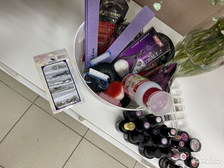 Все для наращивания ногтей, шеллак, педикюр