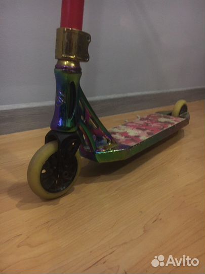Трюковой самокат + доп колеса и пега