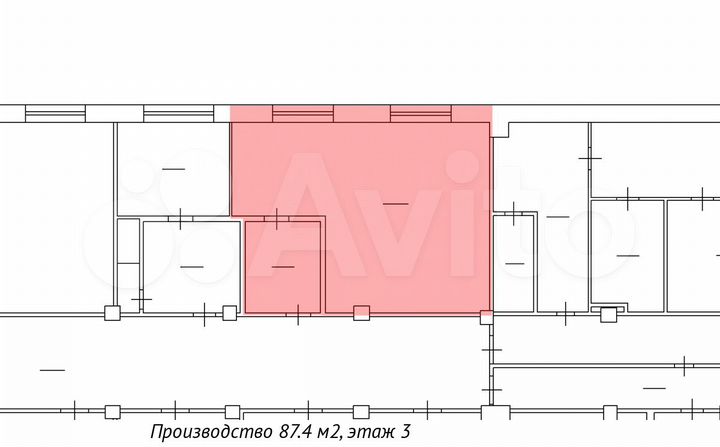 Аренда склада 87 кв.м от собственника