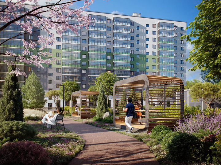 1-к. квартира, 38,6 м², 4/12 эт.