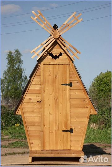 Дачный туалет с дельфином BYJ