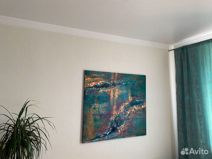 Интерьерная картина текстурная 90x100