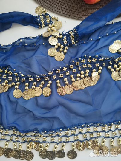 Пояс с монетами для восточных танцев