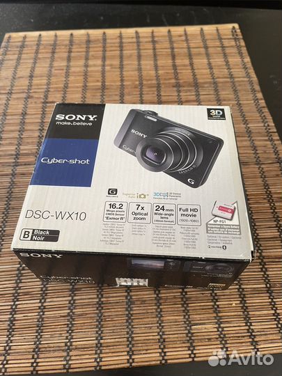 Компактный фотоаппарат sony cyber shot