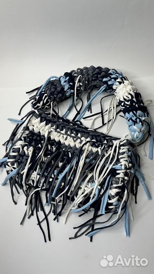 Вязаная сумка ручной работы