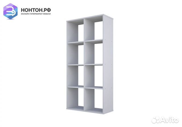 Стеллаж кубический Polini home Smart 8 секций белы