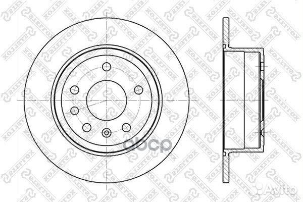 6020-3610-SX диск тормозной задний Opel Omega