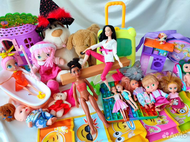 Игрушки пакетом для девочки
