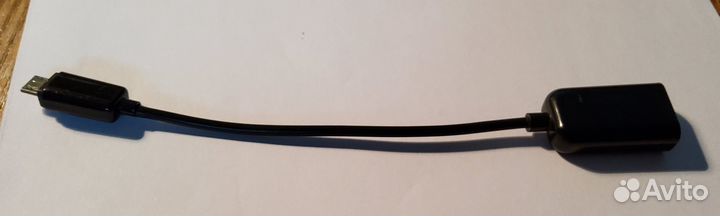 Кабель-переходник microusb для подключения флешки
