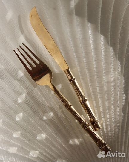 Столовые приборы винтаж бронза Таиланд