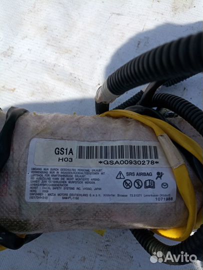 Подушка безопасности в сидение Мазда 6 GH