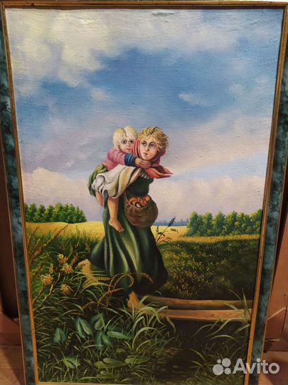 Картина маслом на холсте большая