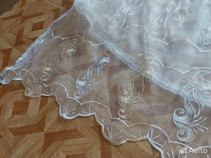 Тюль 2 штуки