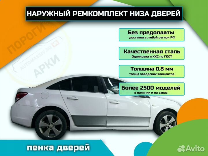 Пороги кузовные Toyota Vitz 1 (P10)