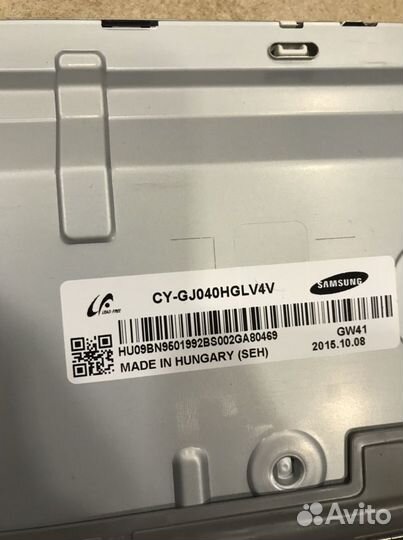 BN41-02297A с телевизора samsung ue40ju6530u
