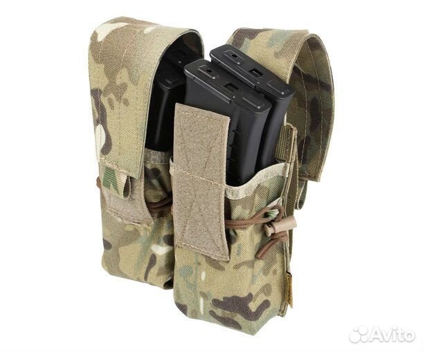 Подсумок (Tornado) ак двойной под 4 магазина