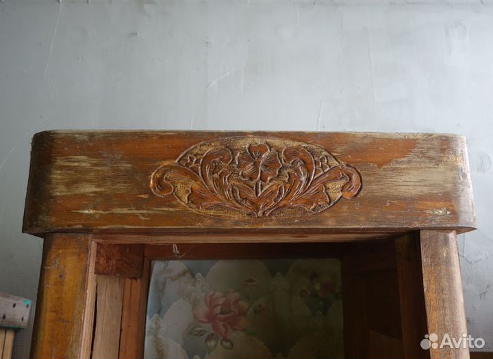 Антикварный кухонный шкаф буфет