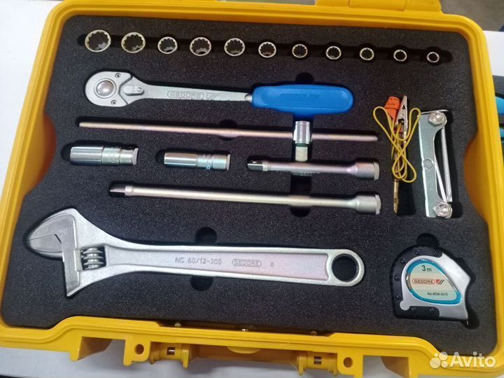 Набор Gedore инструмента для яхт герметичный кейс