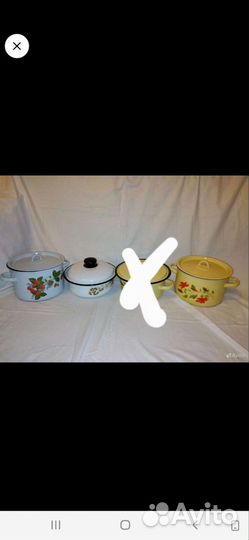 Кастрюля эмалированная СССР