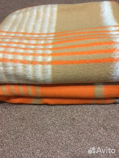 Плед-одеяло. СССР. Шерсть