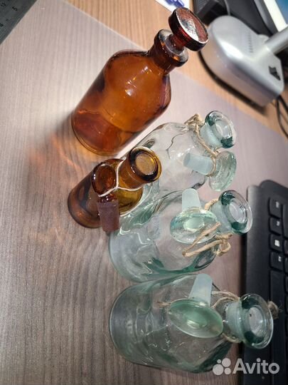 Флаконы с притертой пробкой