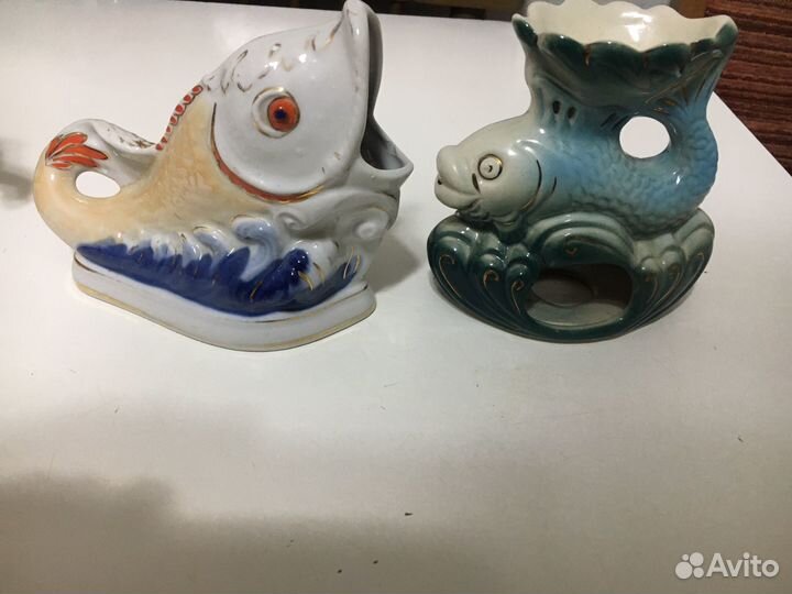 Статуэтки, штофы разные времен союза