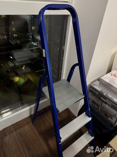 Стремянка Тундра, металлическая комбинированная, 3